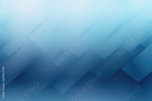 Abstract blue background, soft lines Generative AI photo