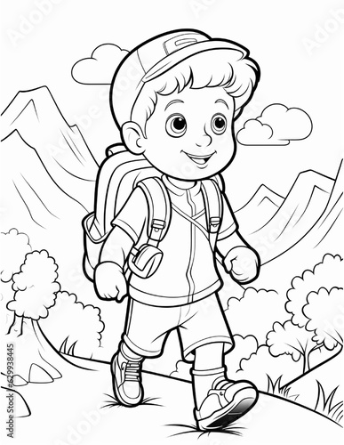 Back to School Coloring Page for KDP