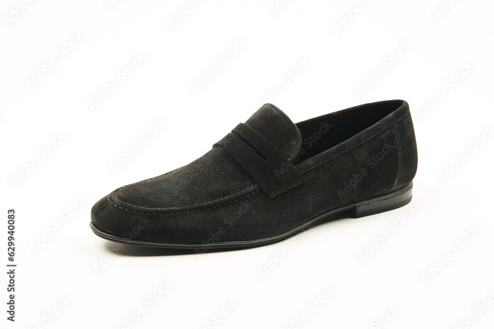 Classic, leather mens shoes on white isolated background Classic, leather mens shoes on white isolated background