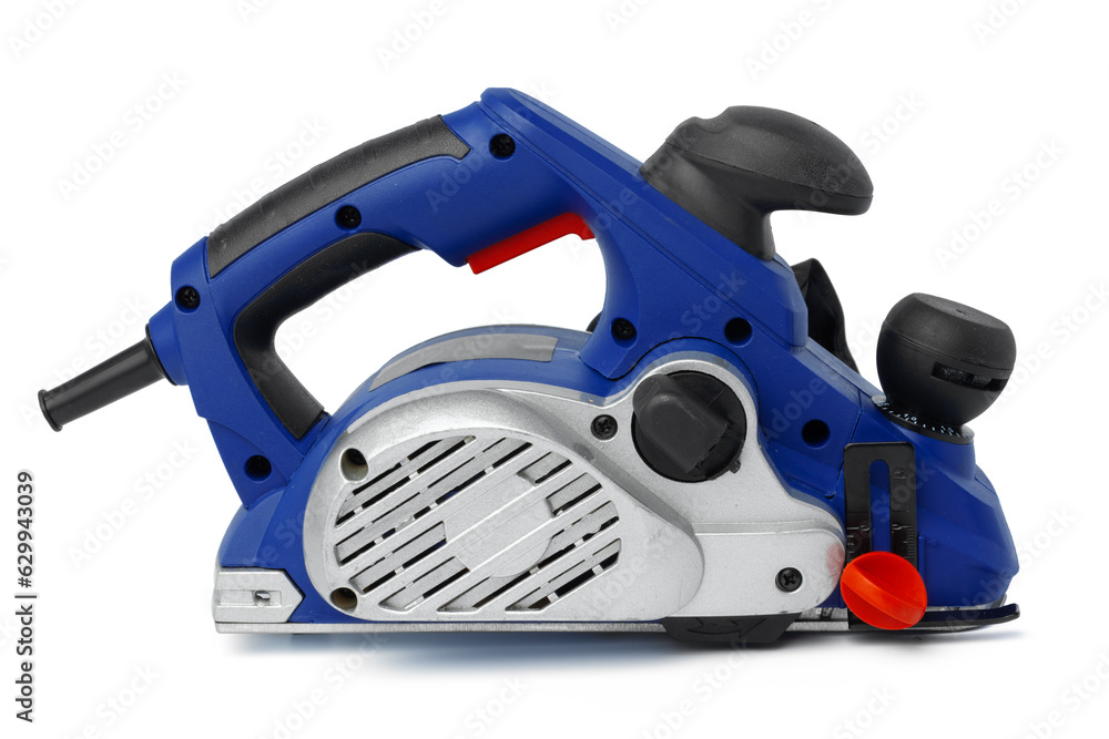 Naklejka premium Electrical sander carpenter tool on white background