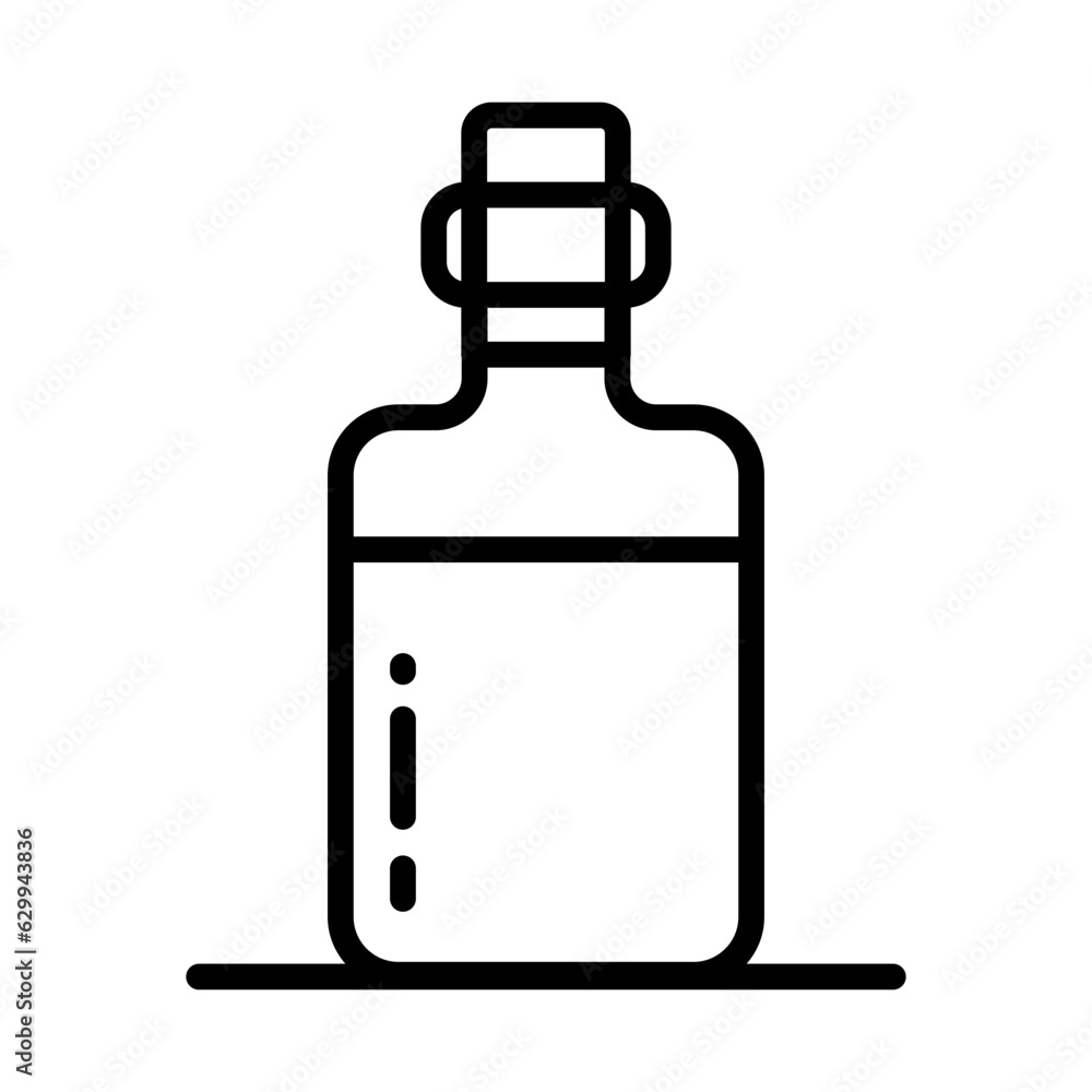 Ayurveda oil bottle outline icon. Ayurveda oil bottle vector icon for web design isolated on white background. Vector illustration in line style. Ayurveda oil bottle outline icon. Ayurveda oil bottle vector icon for web design isolated on white background. Vector illustration in line style.