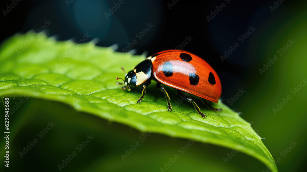 ladybird on a leaf