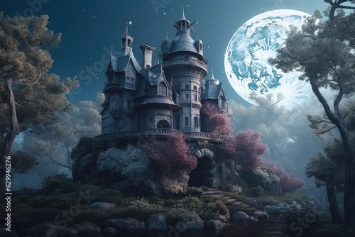 Fantasy enchanted fairy tale house or castle © GalleryGlider
