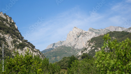 Mountain landscape on a sunny day 
