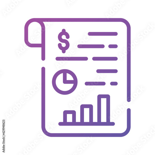 Check this beautifully designed icon of business report, statistics vector in flat style © Creative studio 