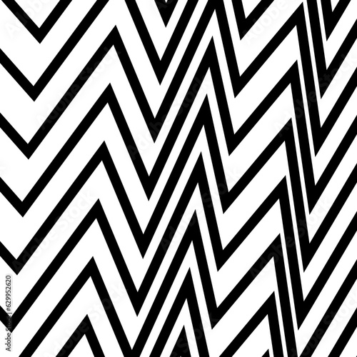 Zigzag wallpaper pattern. Modern stylish texture. Geometric background. Vector illustration