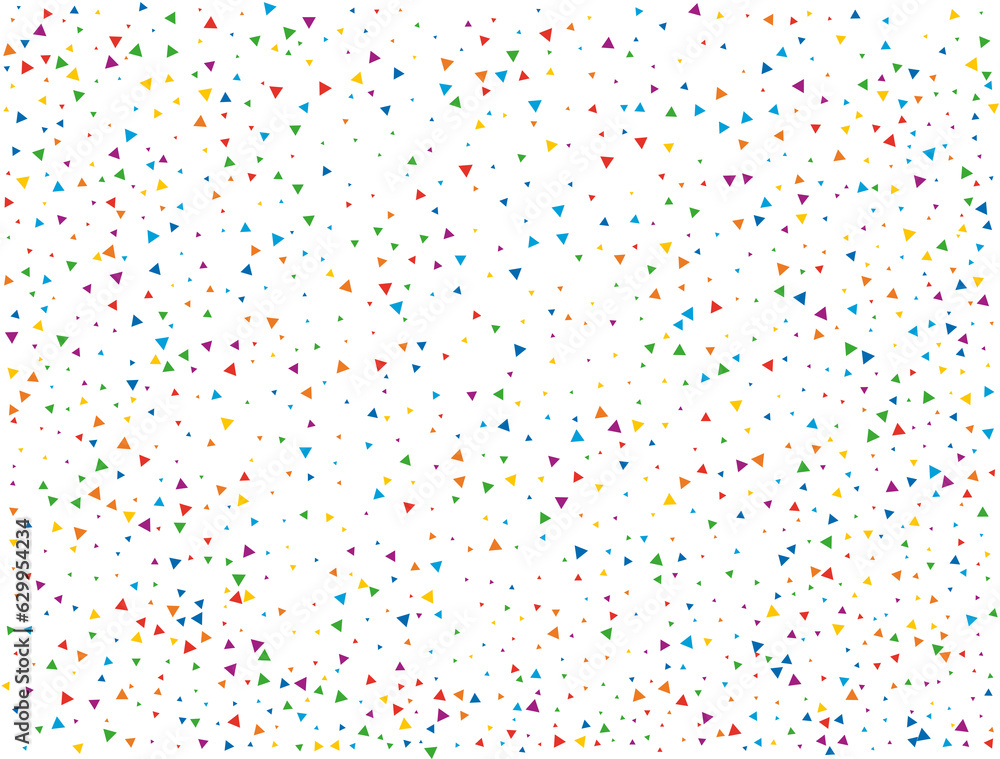 Rain of Rainbow Triangular Confetti Rain of Rainbow Triangular Confetti