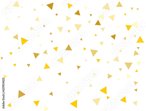 Free Download Golden Triangular Confetti - GFXLoad