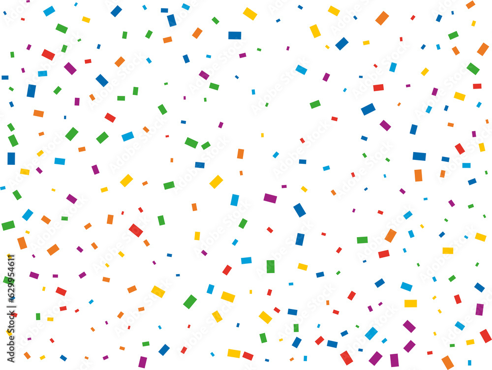 Luxury Rainbow Rectangular Confetti Luxury Rainbow Rectangular Confetti