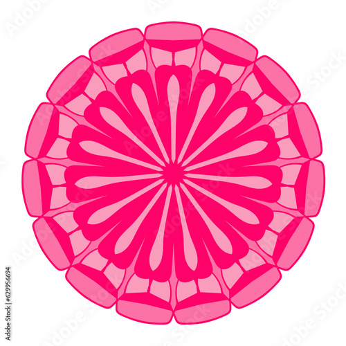 Abstract ornament. Coloful vector illustration. Mandala design.
