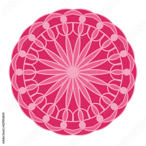Abstract ornament. Coloful vector illustration. Mandala design.