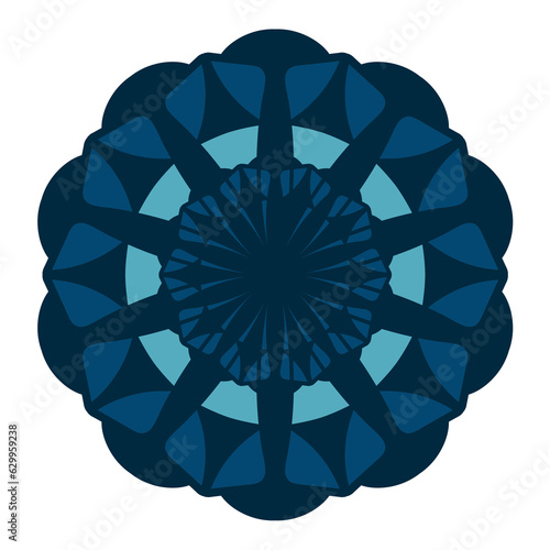 Abstract ornament. Coloful vector illustration. Mandala design.