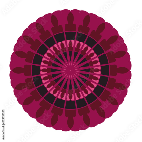 Abstract ornament. Coloful vector illustration. Mandala design.