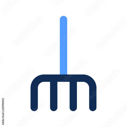 pitchfork outline color icon