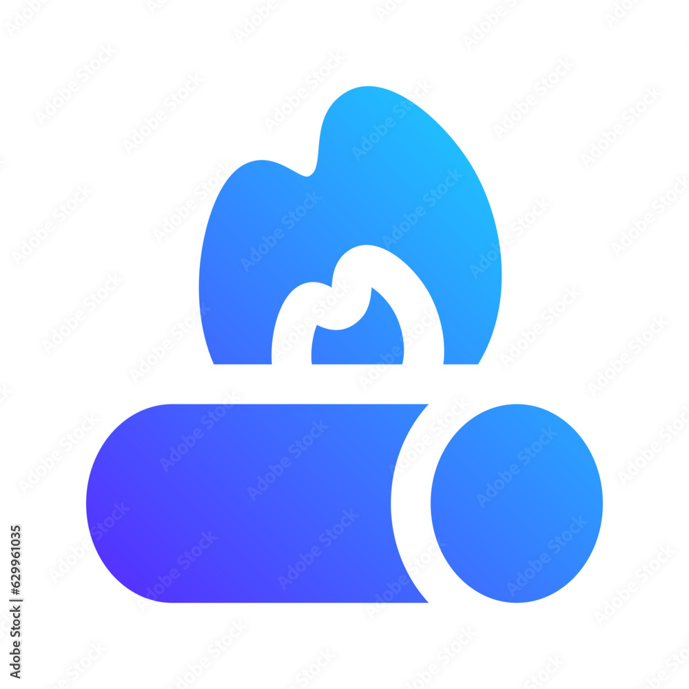bonfire gradient fill icon bonfire gradient fill icon