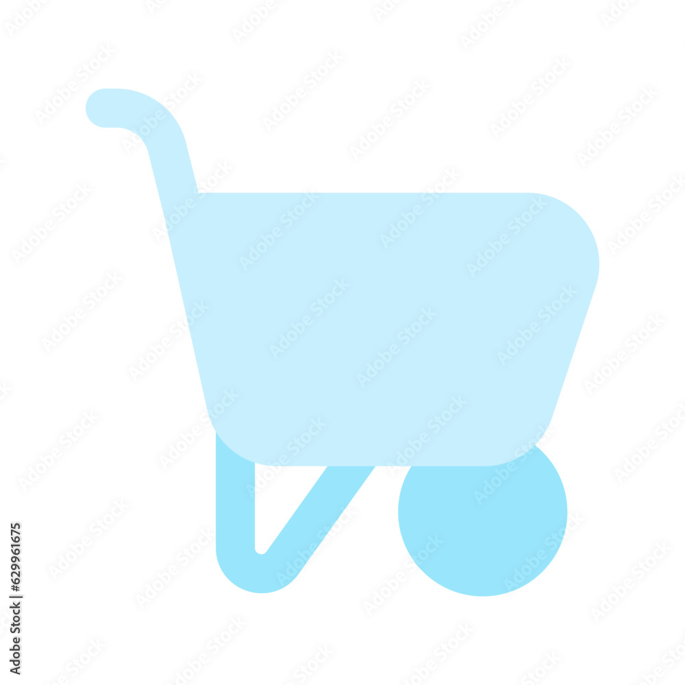 wheelbarrow flat icon wheelbarrow flat icon