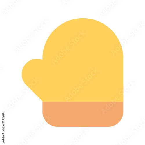 mitten flat icon
