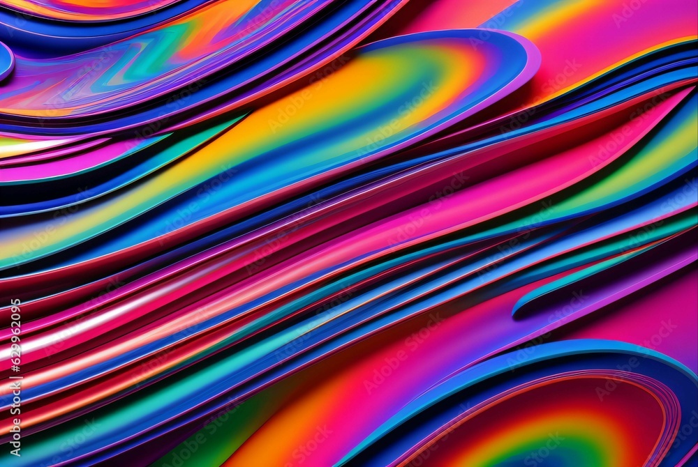 Rainbow colored marble Rainbow colored marble