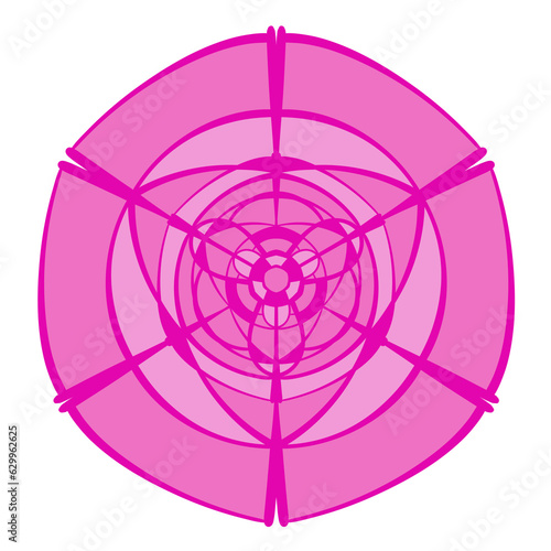 Abstract ornament. Coloful vector illustration. Mandala design.