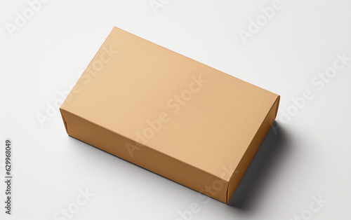 3d render box template packaging design