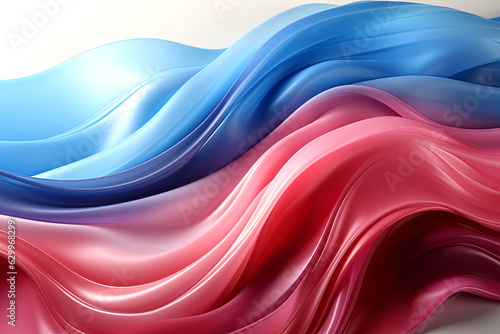 Abstract blue and pink swirl wave background. Flow liquid lines design element --ar 3:2 --style raw --s 750