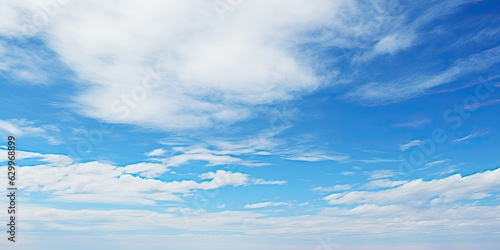 Summer sky. Blue and white cloudscape. Nature beauty. Abstract sky with clouds. Sunlight beautiful view