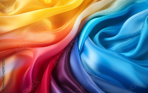 Colorful Abstract Background in Flowing Hues