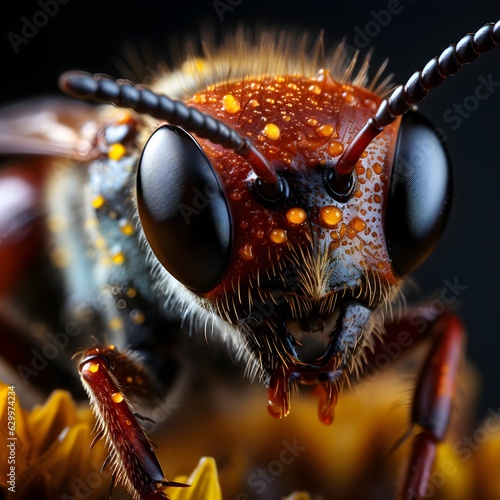 Kopf einer Biene © manh