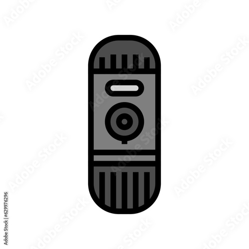 portable espresso maker glamping color icon vector. portable espresso maker glamping sign. isolated symbol illustration