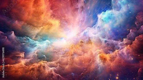 Universe galaxy colorfull, Bright photography , HD Background
