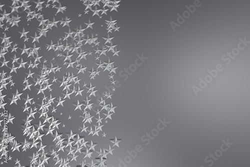 Gray abstract texture, background, art style with star shapes