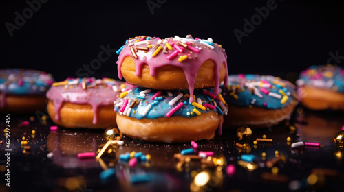 Donut, Background, Generative Ai