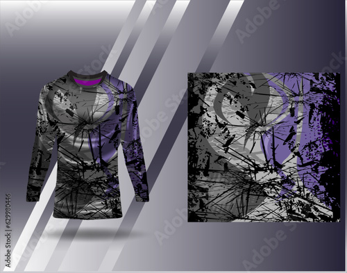 Sports jersey and tshirt template sports design for football racing gaming jersey vector