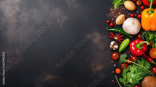 Restaurant food background , Background, Generative Ai