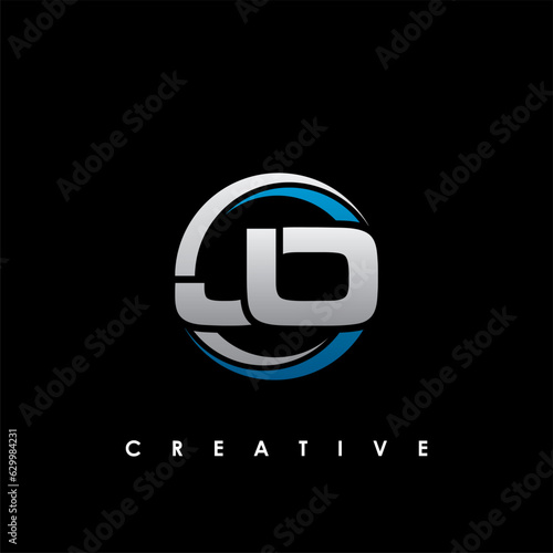 JO Letter Initial Logo Design Template Vector Illustration