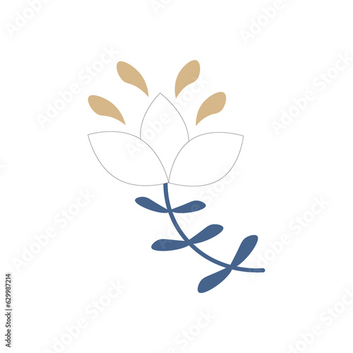 Floral vector drawing. For use in decor, postcards, flower shops, brochures and covers, prints.