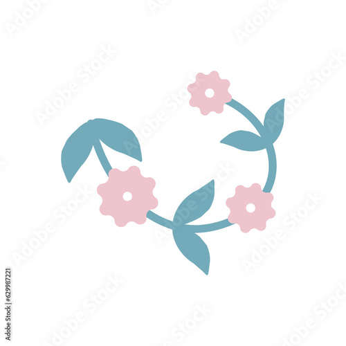 Floral vector drawing. For use in decor, postcards, flower shops, brochures and covers, prints.