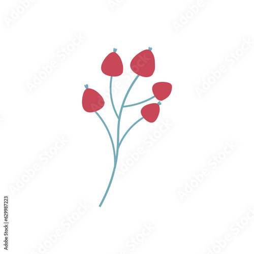 Floral vector drawing. For use in decor, postcards, flower shops, brochures and covers, prints.