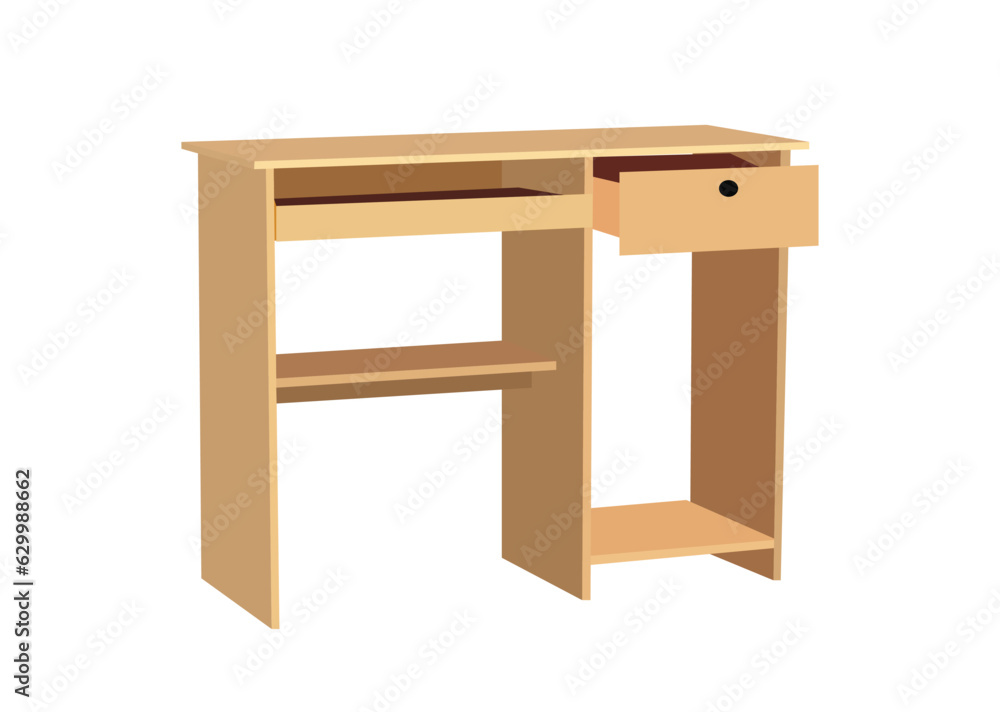 computer table vactor illustration computer table vactor illustration