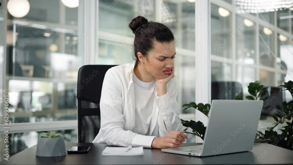 Toothache. Frustrated young african american woman touching cheek keeping eyes closed working on laptop in office. Employee feel dental pain discomfort toothache teeth oral disease unwell illnesses. Toothache. Frustrated young african american woman touching cheek keeping eyes closed working on laptop in office. Employee feel dental pain discomfort toothache teeth oral disease unwell illnesses.