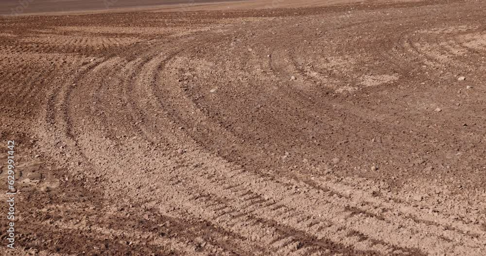 the plowed soil during preparation for sowing agricultural plants the plowed soil during preparation for sowing agricultural plants