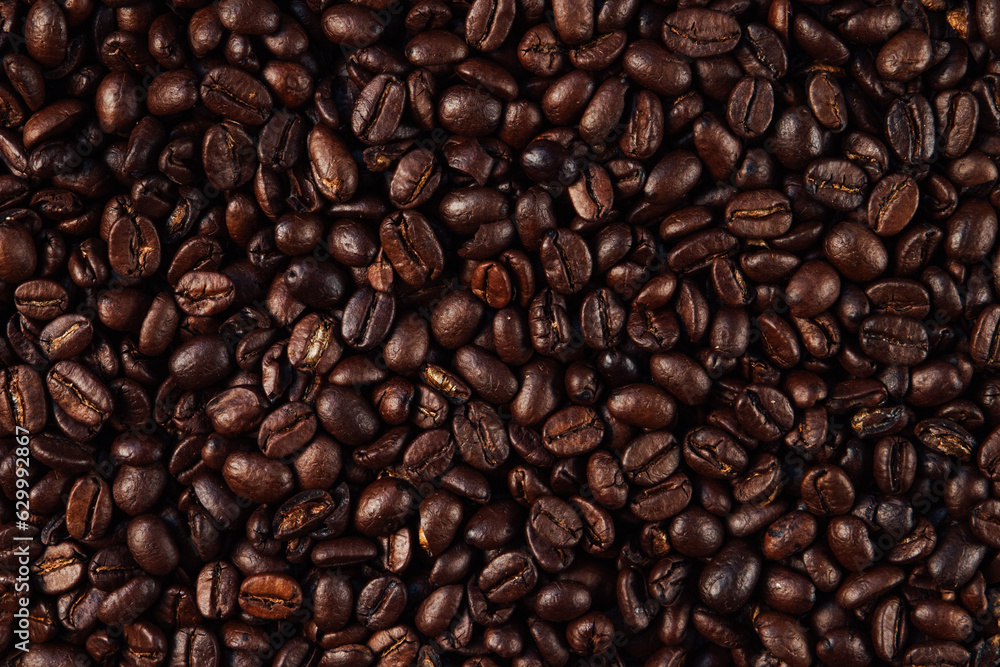 Roasted Coffee Beans Background Roasted Coffee Beans Background
