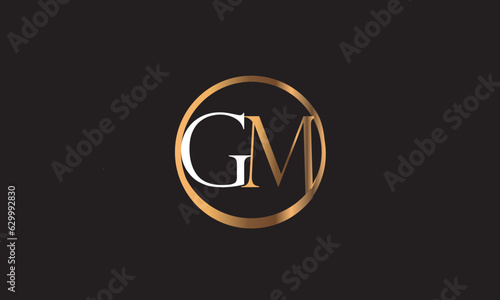 GM, MG , M , G , Abstract Letters Logo Monogram	