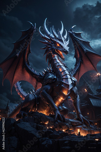 Dragon Warriors  An AI-Generated Fantasy Art Masterpiece