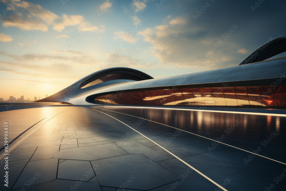 Fototapeta premium traffic on the bridge