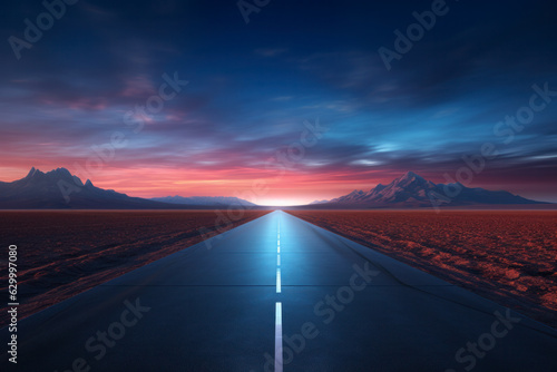 road in desert © kalafoto