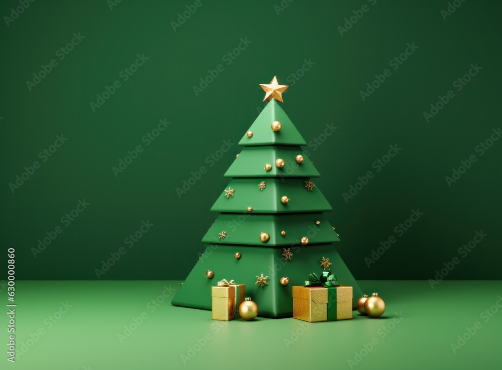 Christmas green tree background Christmas green tree background