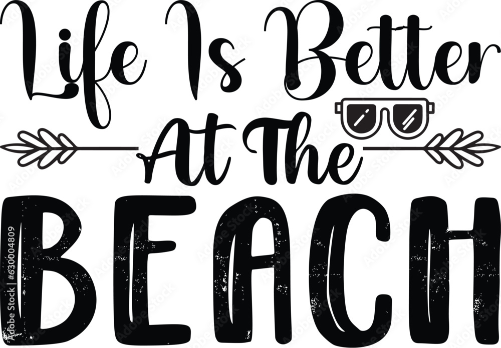 Beach SVG T Shirt Design Beach SVG T Shirt Design