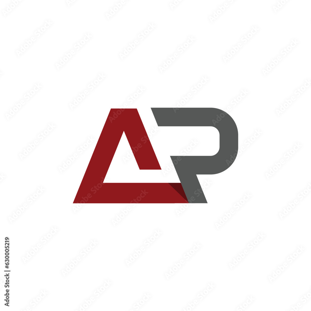Creative Abstract Letter AP Logo Vector. Creative Abstract Letter AP Logo Vector.
