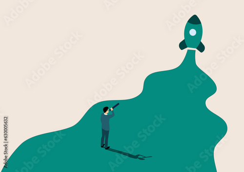 Business people, motivated employees working on successful career growth. Concept of business, career development, teamwotk, ambitions.